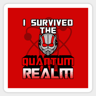 Superhero Sci-fi Movie I Survived Quantum Physics Funny Meme Sticker